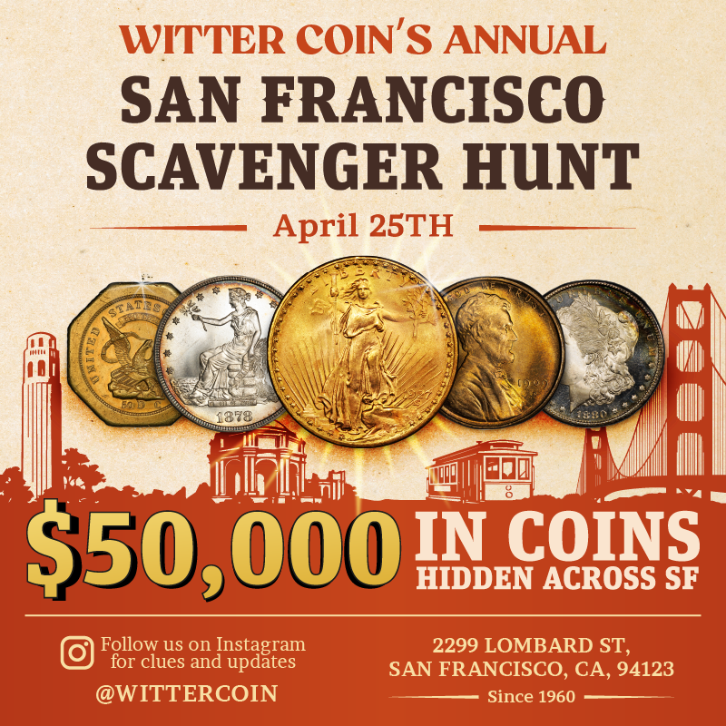 witter coins annual san francisco scavenger hunt